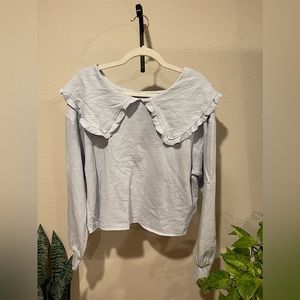 NWOT Universal Thread Women’s Medium Baby Blue a bit Cropped Lolita